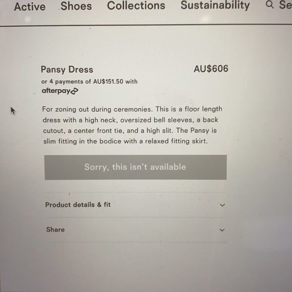 Reformation formal ‘pansy’ dress. - Picture 3 of 7